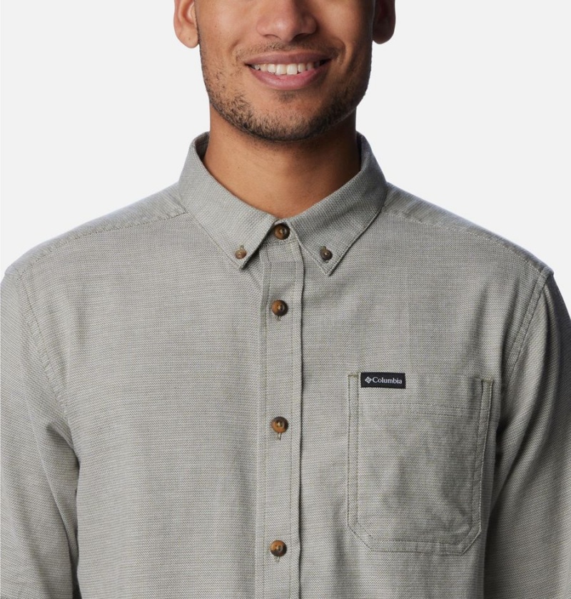 Columbia Rapid Rivers II Long Sleeve Men's Shirt Grey | WCPZJR-908