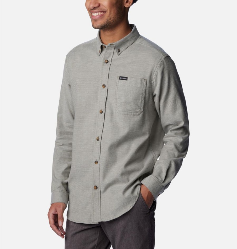 Columbia Rapid Rivers II Long Sleeve Men's Shirt Grey | WCPZJR-908