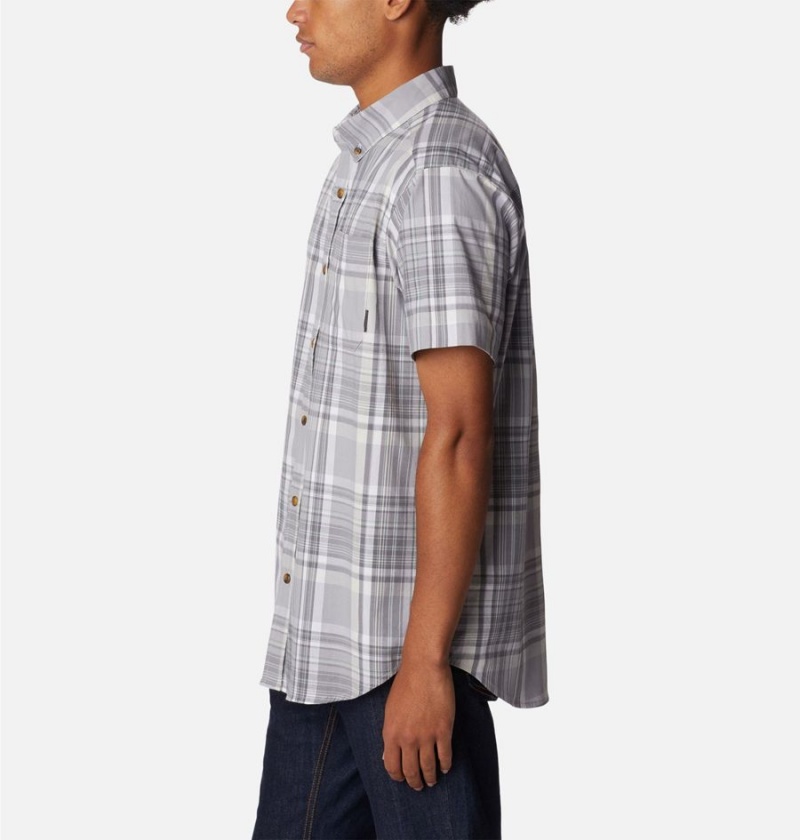 Columbia Rapid Rivers II Short Sleeve Men's Shirt Grey | KGAXCW-623