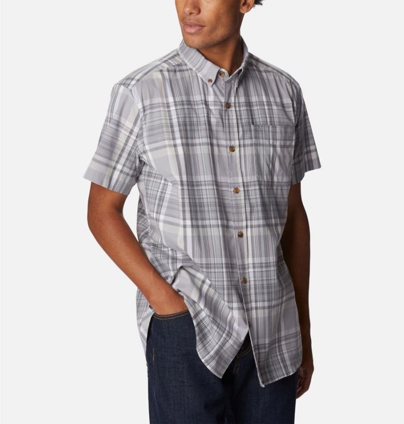 Columbia Rapid Rivers II Short Sleeve Men's Shirt Grey | KGAXCW-623