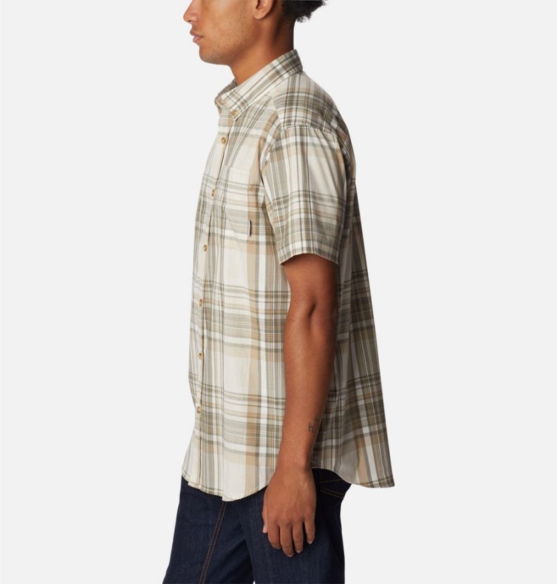 Columbia Rapid Rivers II Short Sleeve Men's Shirt Khaki | UFMOIN-967