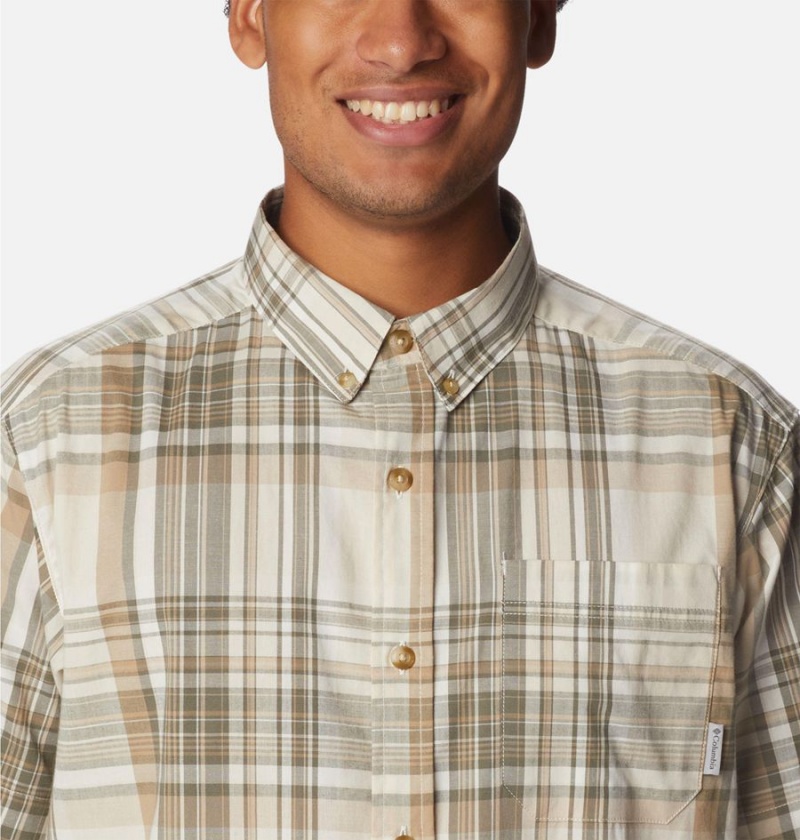 Columbia Rapid Rivers II Short Sleeve Men's Shirt Khaki | UFMOIN-967