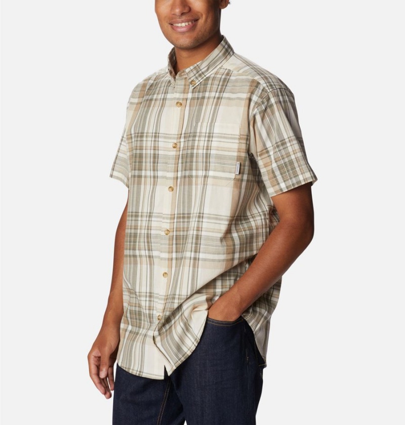 Columbia Rapid Rivers II Short Sleeve Men's Shirt Khaki | UFMOIN-967