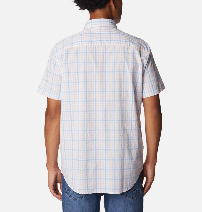 Columbia Rapid Rivers II Short Sleeve Men's Shirt White | ZWNXAE-173