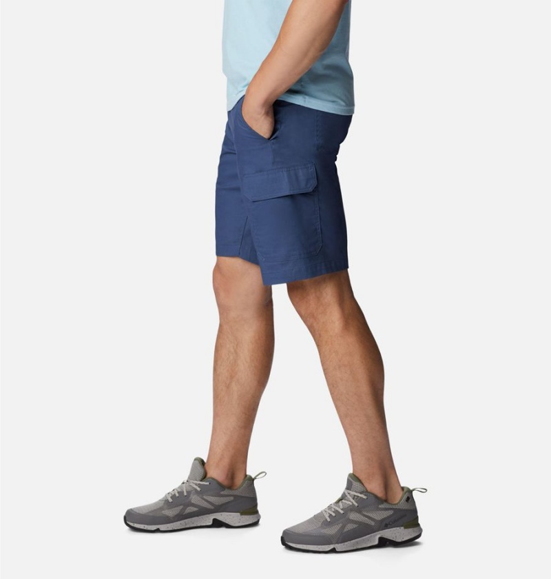 Columbia Rapid Rivers Men's Shorts Blue | GFYPDE-653