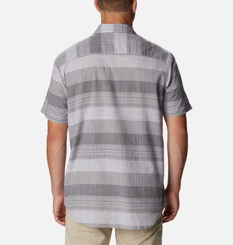 Columbia Rapid Rivers Novelty Short Sleeve Men's Shirt Grey | RNXAHF-357