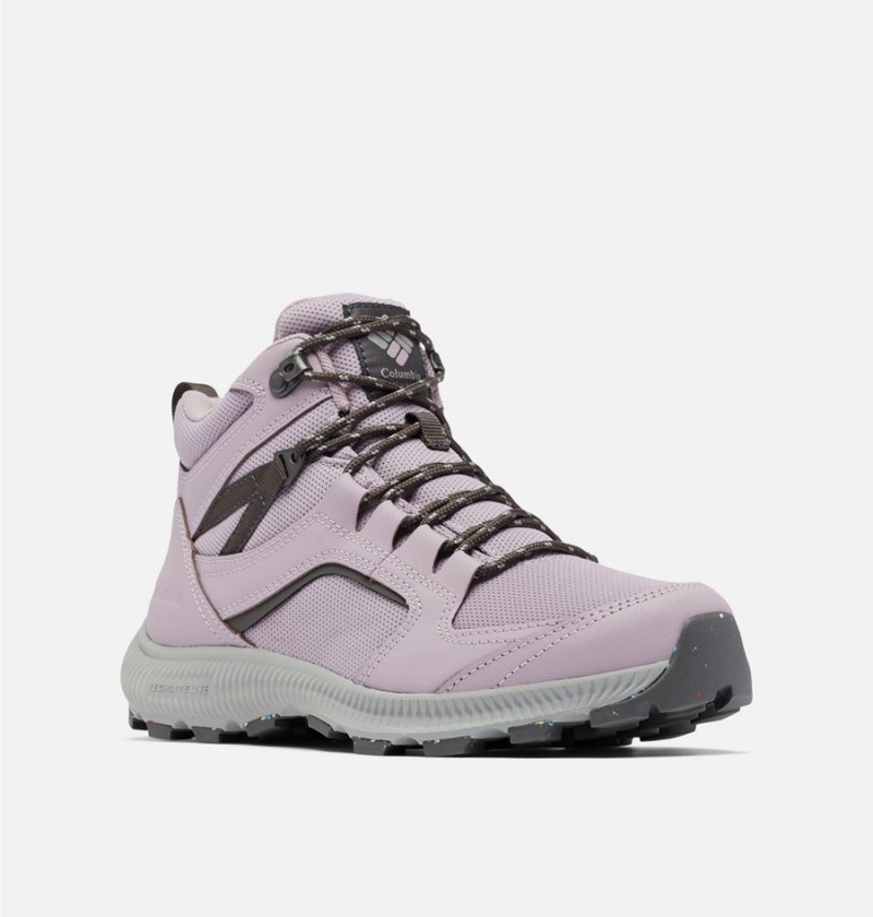 Columbia Re-Peak Mid Women's Hiking Shoes Purple | ZDPVMA-672
