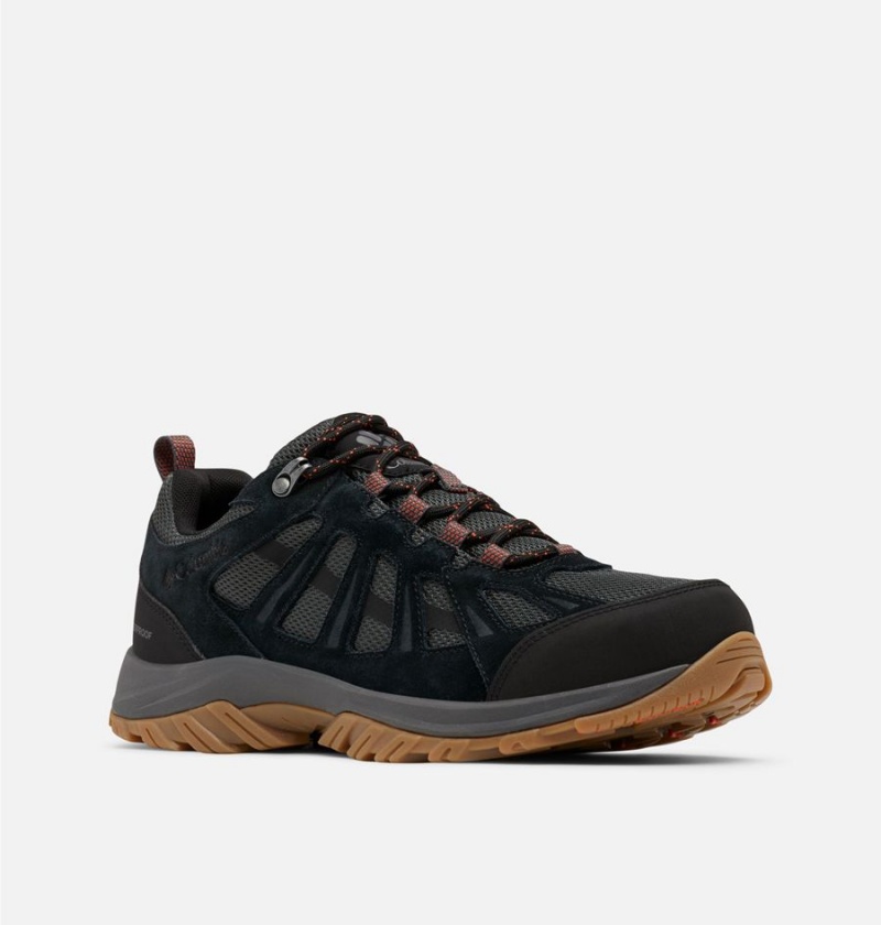 Columbia Redmond III Low Waterproof Men's Hiking Shoes Grey | JHQFUR-312