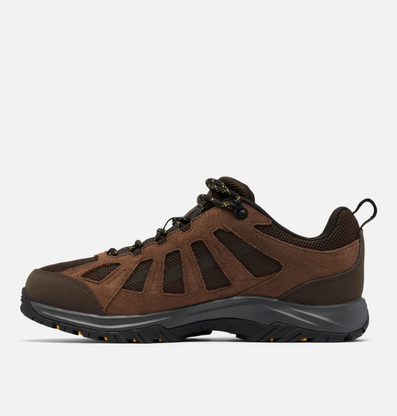 Columbia Redmond III Low Waterproof Men's Hiking Shoes Brown | NVIAQU-046