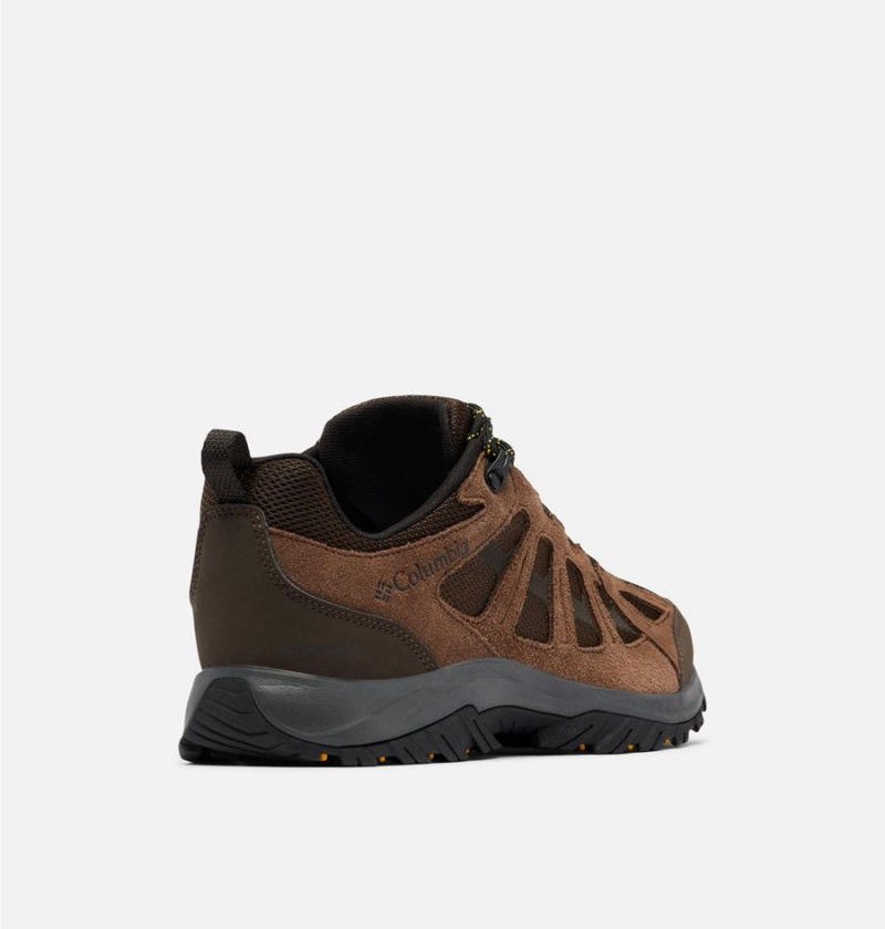 Columbia Redmond III Low Waterproof Men's Hiking Shoes Brown | NVIAQU-046