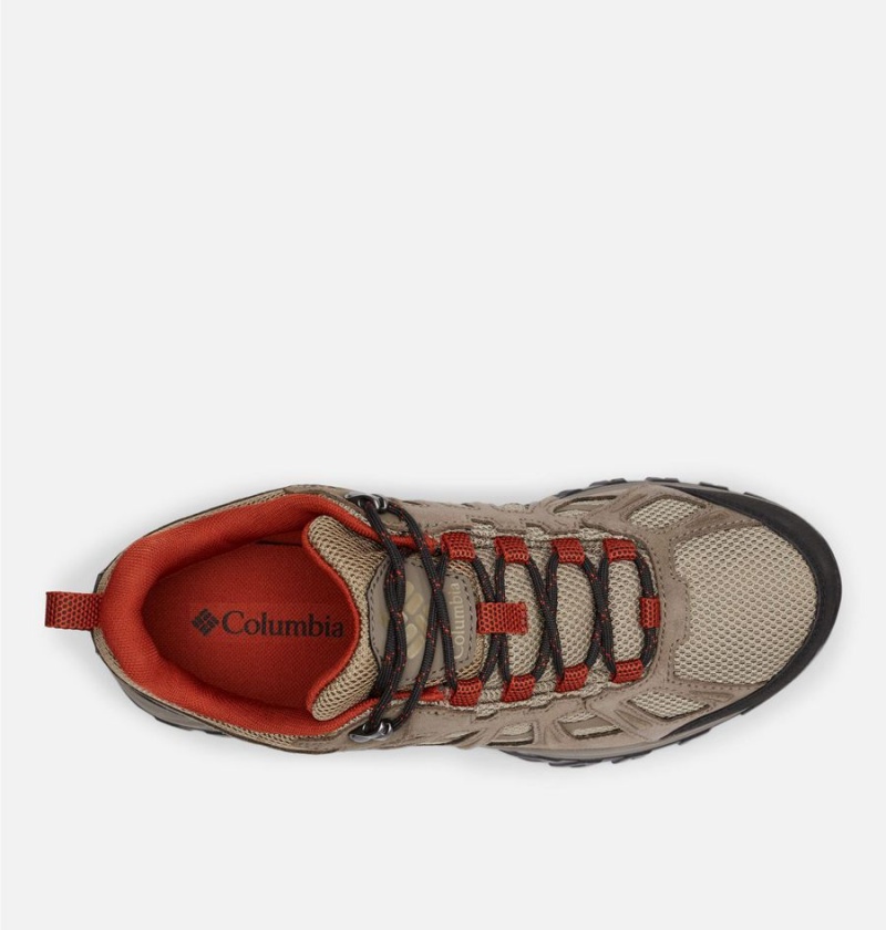 Columbia Redmond III Low Waterproof Men's Hiking Shoes Brown | INRUVZ-841
