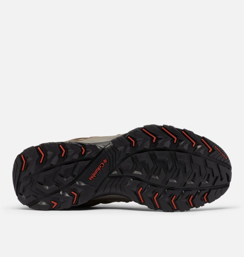 Columbia Redmond III Low Waterproof Men's Hiking Shoes Brown | INRUVZ-841