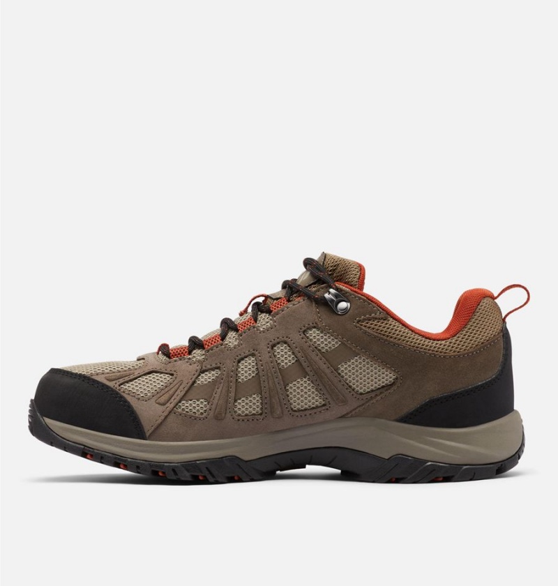 Columbia Redmond III Low Waterproof Men's Hiking Shoes Brown | INRUVZ-841