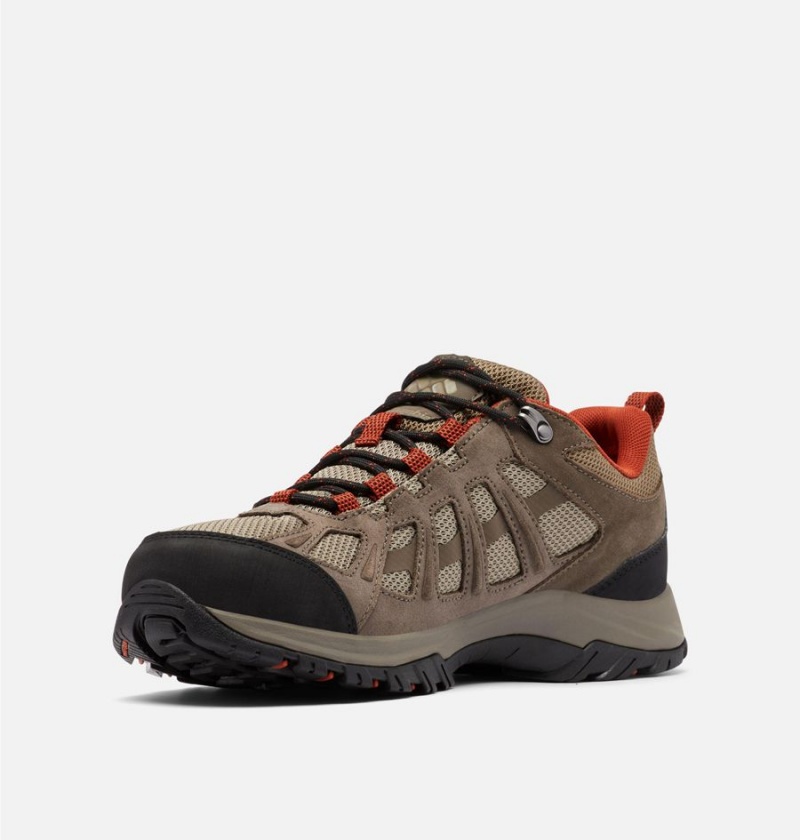 Columbia Redmond III Low Waterproof Men's Hiking Shoes Brown | INRUVZ-841