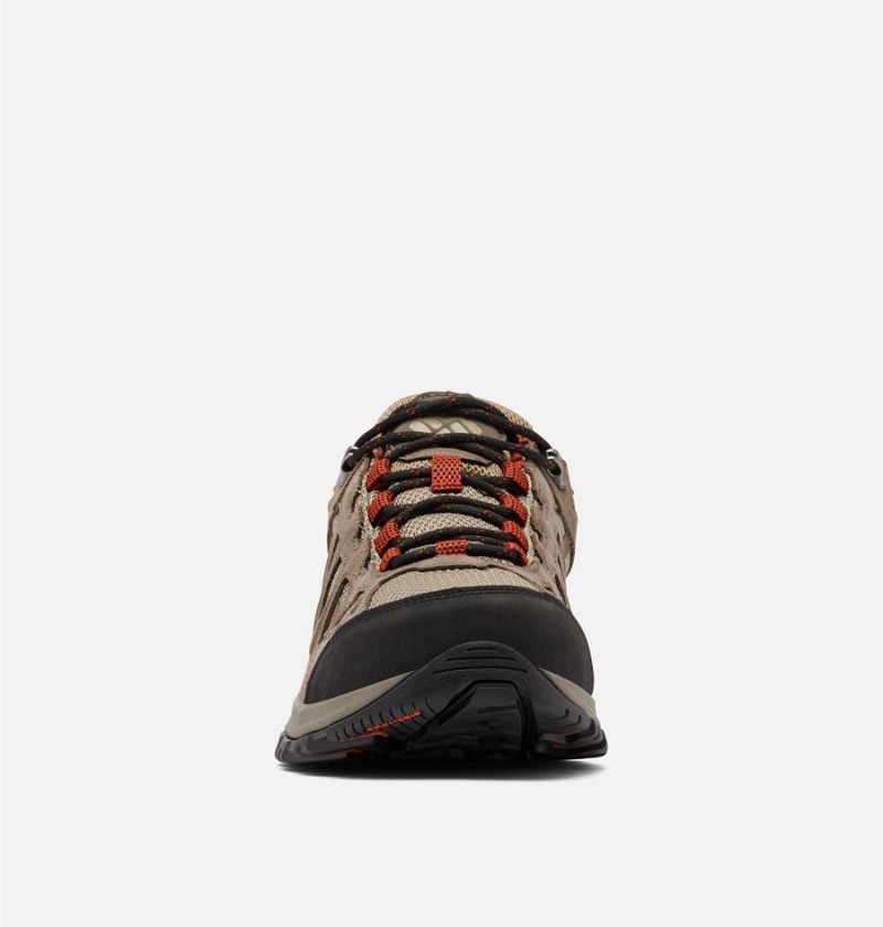 Columbia Redmond III Low Waterproof Men's Hiking Shoes Brown | INRUVZ-841