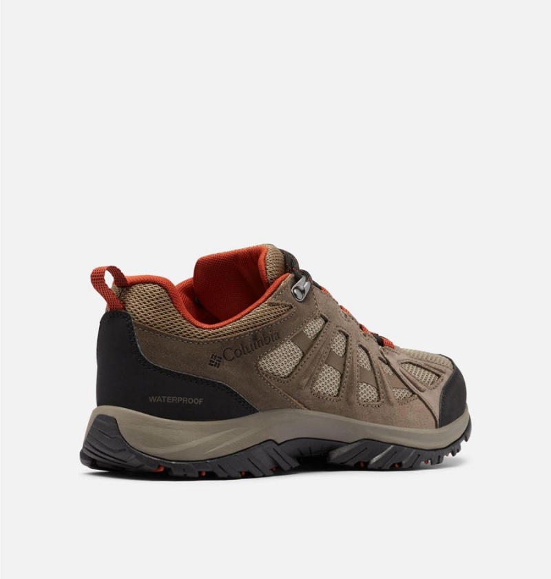 Columbia Redmond III Low Waterproof Men's Hiking Shoes Brown | INRUVZ-841