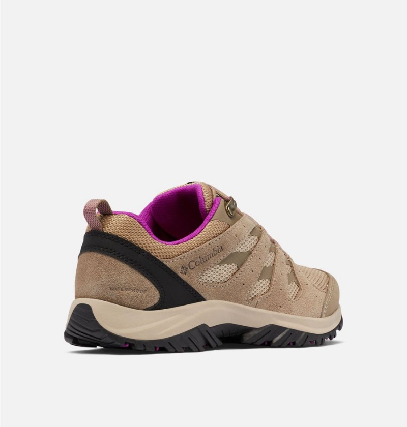 Columbia Redmond III Low Waterproof Women's Hiking Shoes Brown | IVDWHM-681