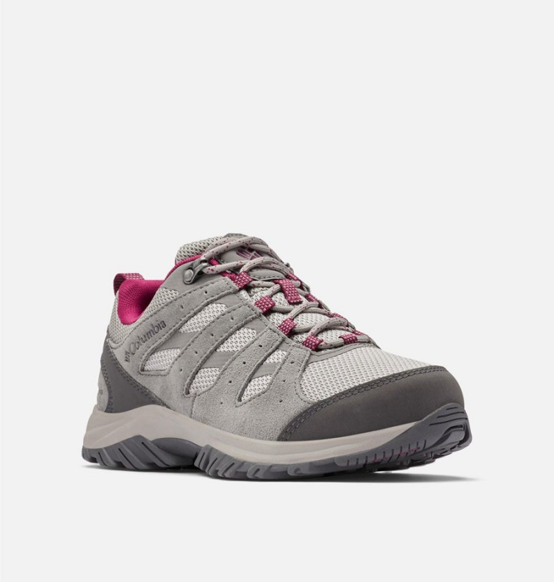 Columbia Redmond III Low Waterproof Women's Hiking Shoes Grey | YRJMPZ-754