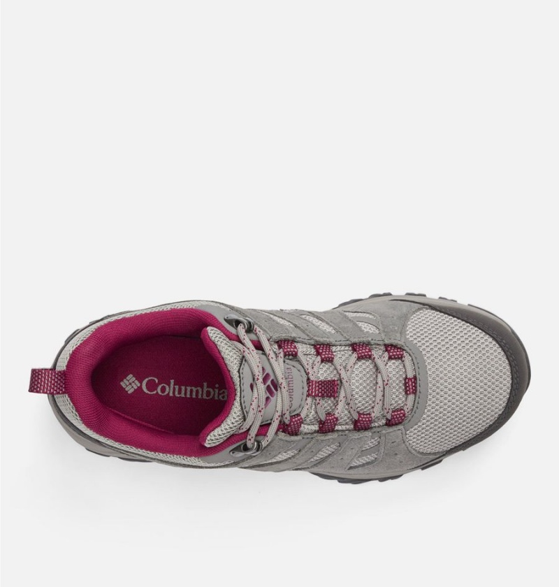 Columbia Redmond III Low Waterproof Women's Hiking Shoes Grey | YRJMPZ-754