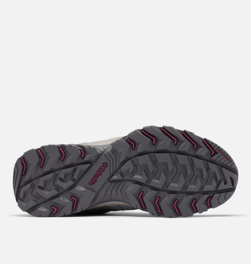 Columbia Redmond III Low Waterproof Women's Hiking Shoes Grey | YRJMPZ-754