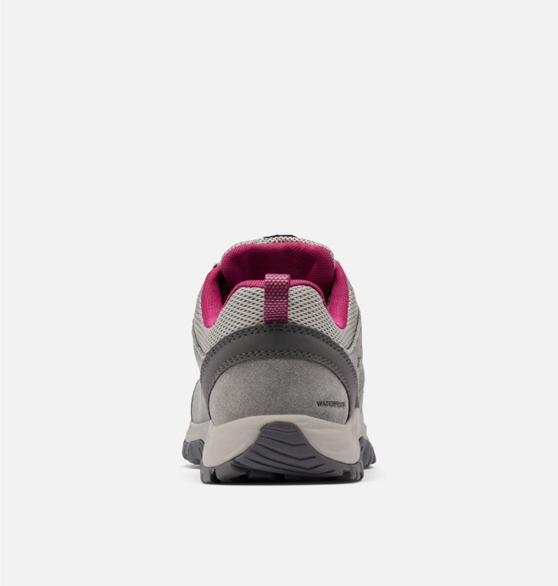Columbia Redmond III Low Waterproof Women's Hiking Shoes Grey | YRJMPZ-754