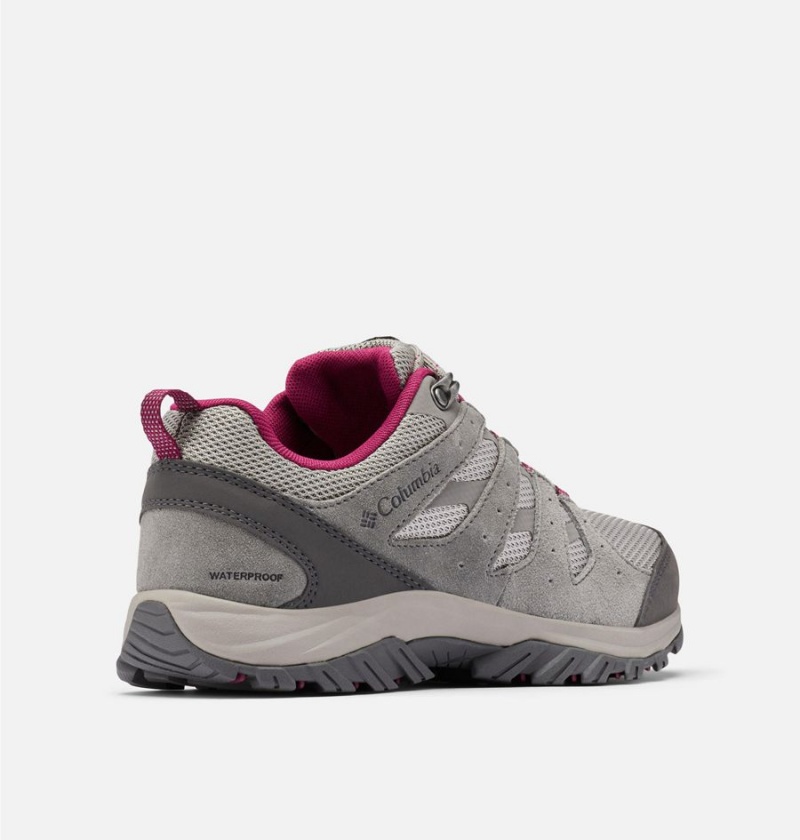 Columbia Redmond III Low Waterproof Women's Hiking Shoes Grey | YRJMPZ-754