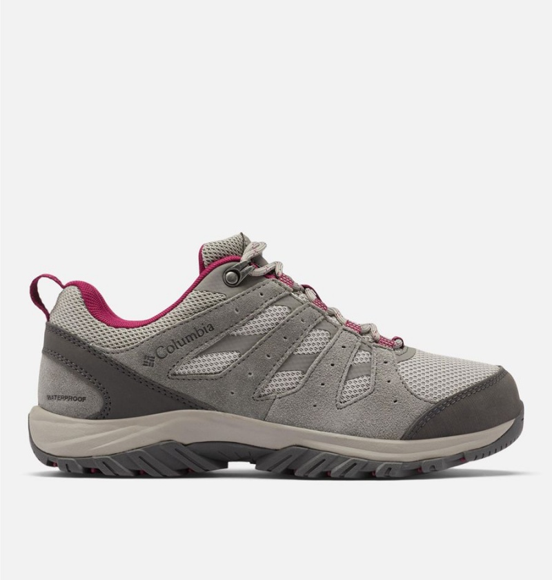 Columbia Redmond III Low Waterproof Women\'s Hiking Shoes Grey | YRJMPZ-754