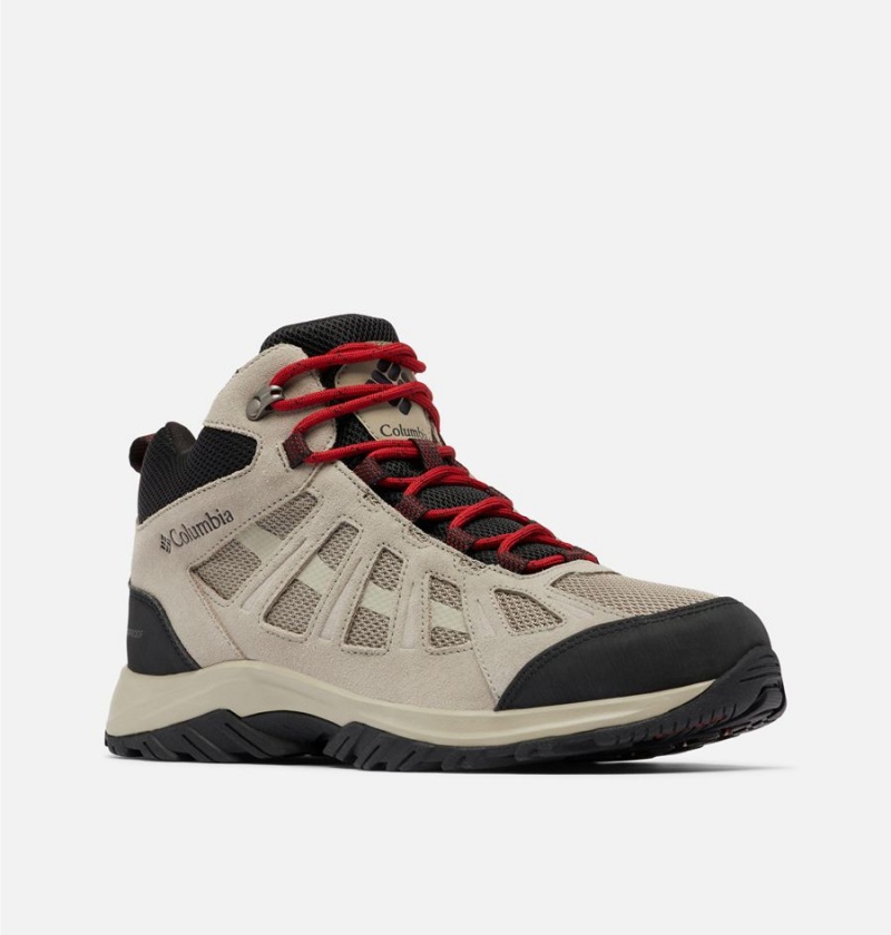 Columbia Redmond III Mid Waterproof Men's Hiking Shoes Grey | OCTVPQ-320