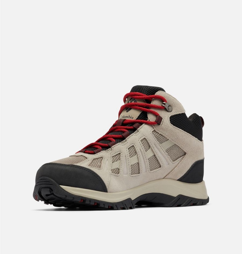 Columbia Redmond III Mid Waterproof Men's Hiking Shoes Grey | OCTVPQ-320