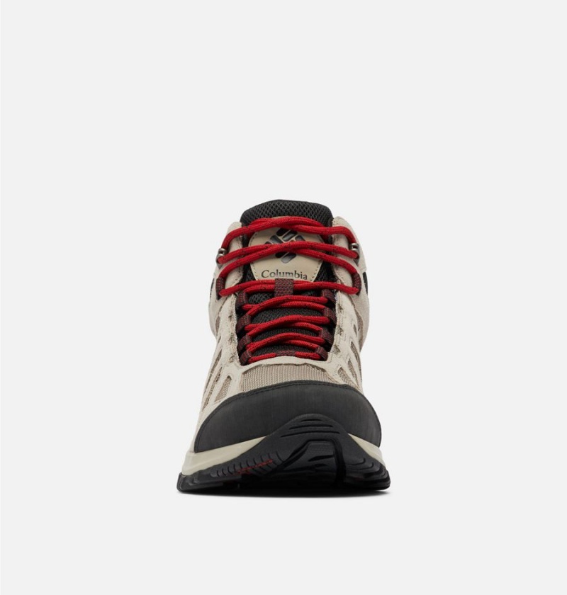 Columbia Redmond III Mid Waterproof Men's Hiking Shoes Grey | OCTVPQ-320