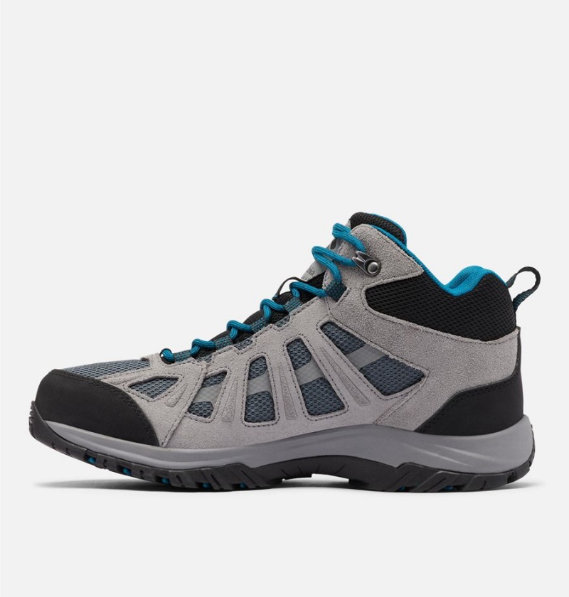 Columbia Redmond III Mid Waterproof Men's Hiking Shoes Grey | FZQKXD-961