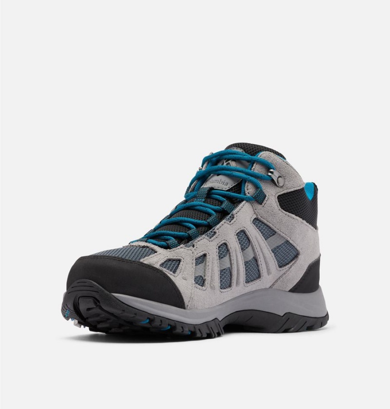 Columbia Redmond III Mid Waterproof Men's Hiking Shoes Grey | FZQKXD-961