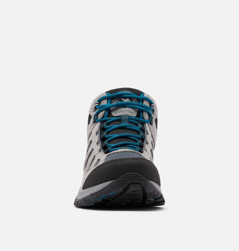 Columbia Redmond III Mid Waterproof Men's Hiking Shoes Grey | FZQKXD-961