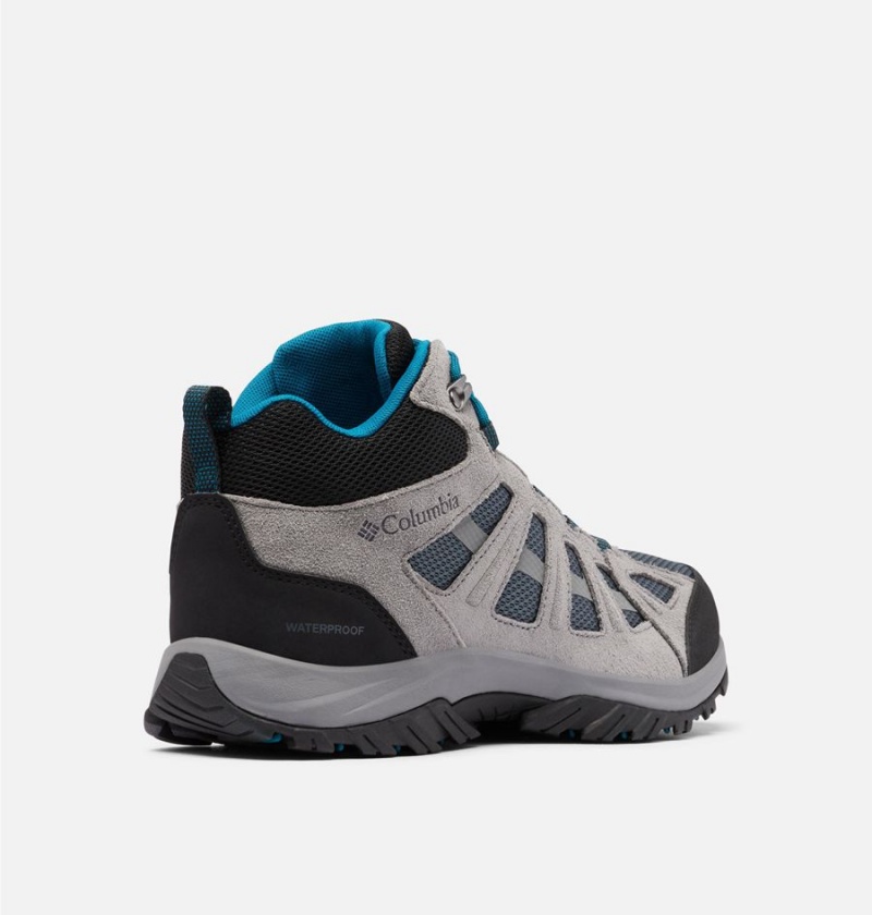Columbia Redmond III Mid Waterproof Men's Hiking Shoes Grey | FZQKXD-961