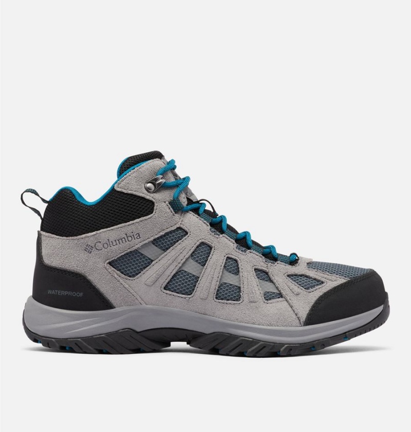 Columbia Redmond III Mid Waterproof Men\'s Hiking Shoes Grey | FZQKXD-961