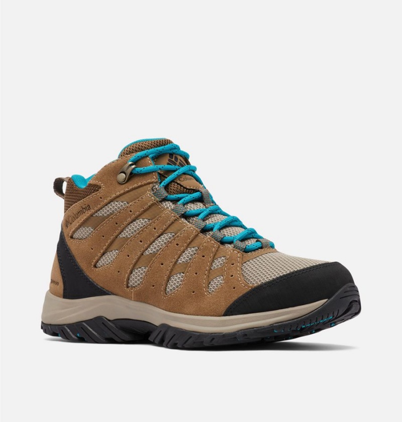 Columbia Redmond III Mid Waterproof Women's Hiking Shoes Brown | SLTIAD-146