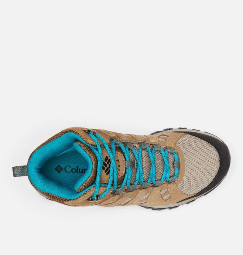 Columbia Redmond III Mid Waterproof Women's Hiking Shoes Brown | SLTIAD-146