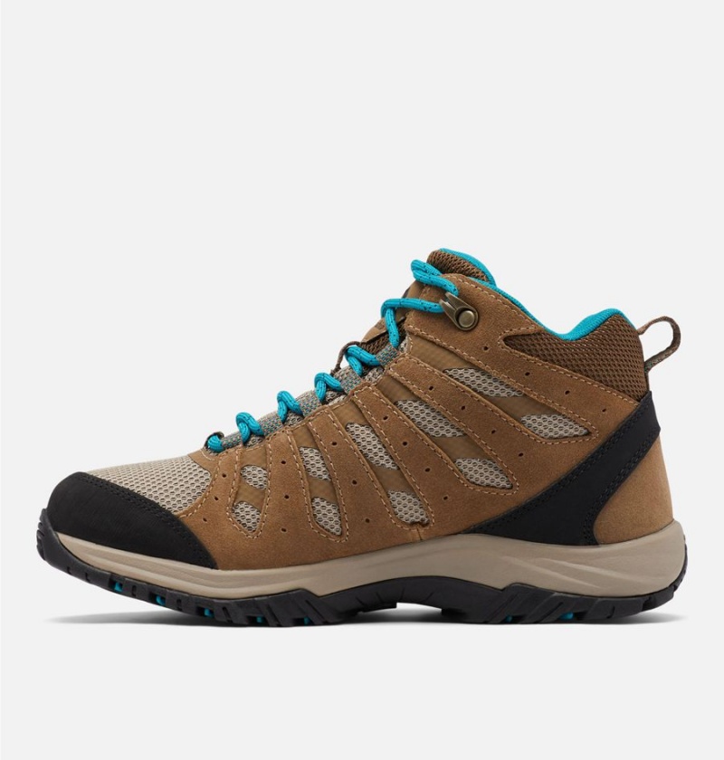 Columbia Redmond III Mid Waterproof Women's Hiking Shoes Brown | SLTIAD-146