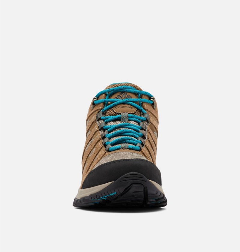 Columbia Redmond III Mid Waterproof Women's Hiking Shoes Brown | SLTIAD-146
