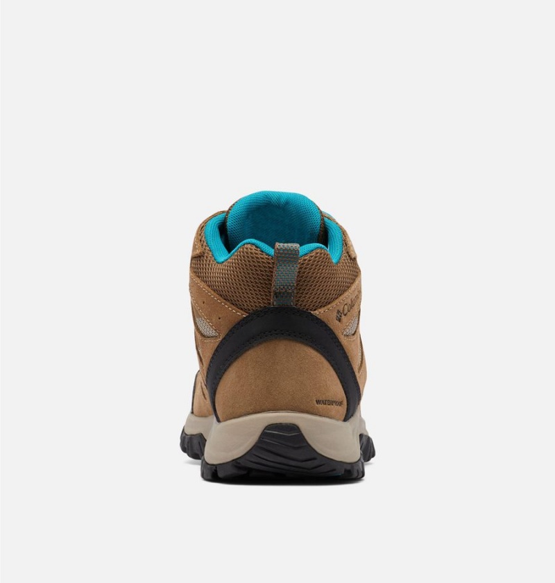 Columbia Redmond III Mid Waterproof Women's Hiking Shoes Brown | SLTIAD-146