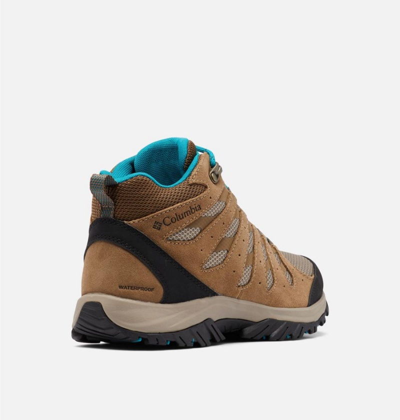 Columbia Redmond III Mid Waterproof Women's Hiking Shoes Brown | SLTIAD-146