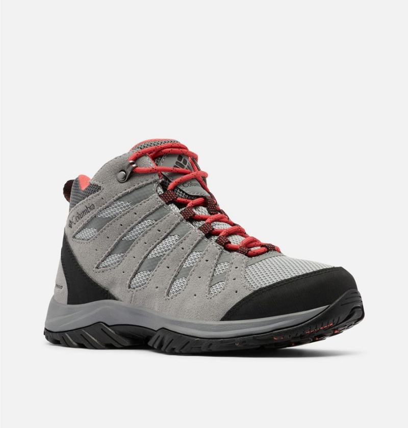 Columbia Redmond III Mid Waterproof Women's Hiking Shoes Grey | AHWCOV-908