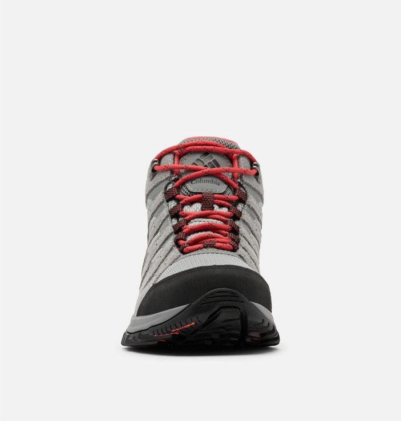 Columbia Redmond III Mid Waterproof Women's Hiking Shoes Grey | AHWCOV-908