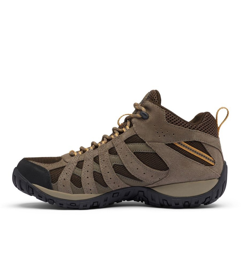 Columbia Redmond Mid Waterproof Men's Hiking Shoes Brown | OPTIGD-910