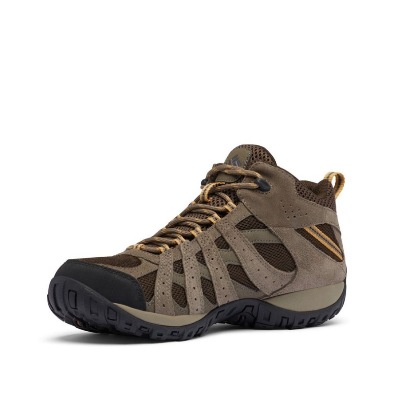 Columbia Redmond Mid Waterproof Men's Hiking Shoes Brown | OPTIGD-910