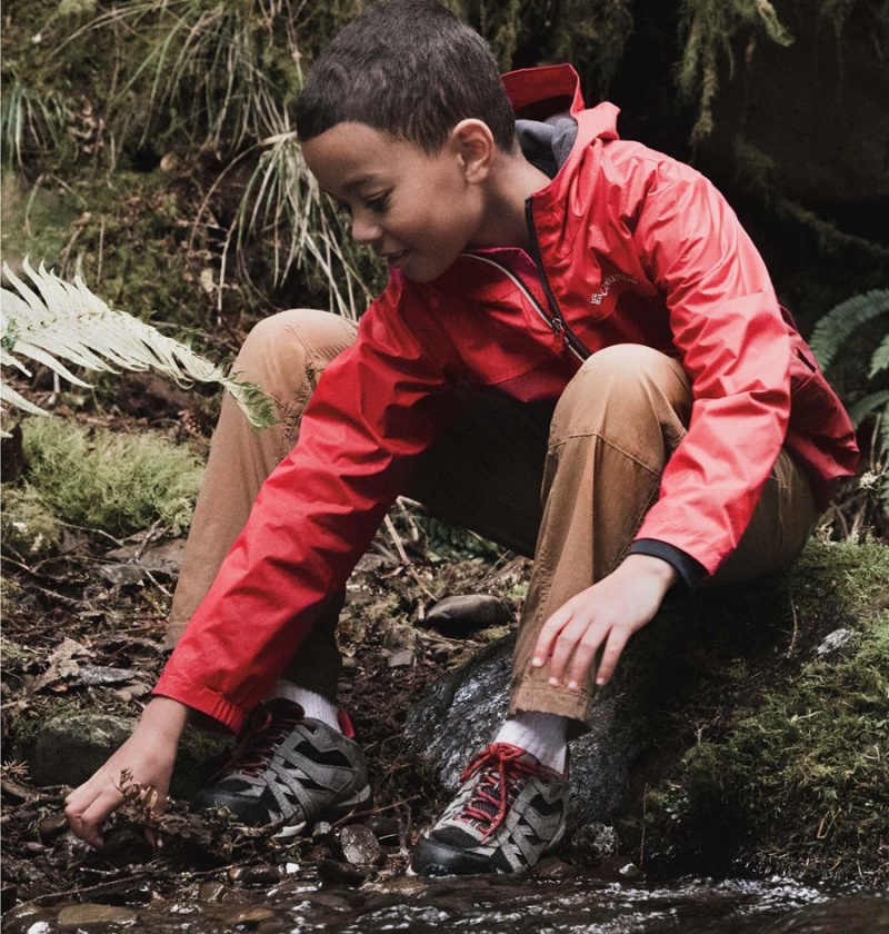 Columbia Redmond Waterproof Kids' Sneakers Black | XDMOPG-634