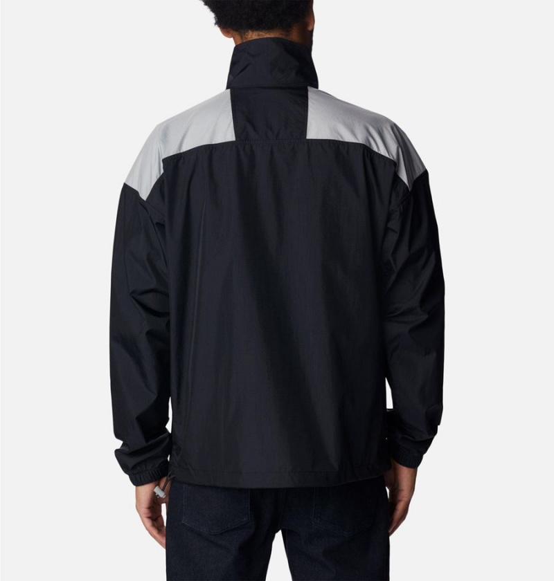 Columbia Riptide Anorak Men's Windbreaker Black | SNJKTF-187