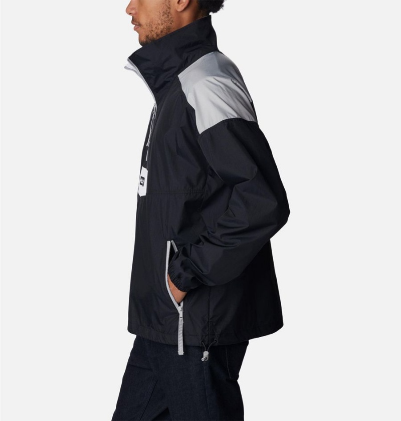 Columbia Riptide Anorak Men's Windbreaker Black | SNJKTF-187