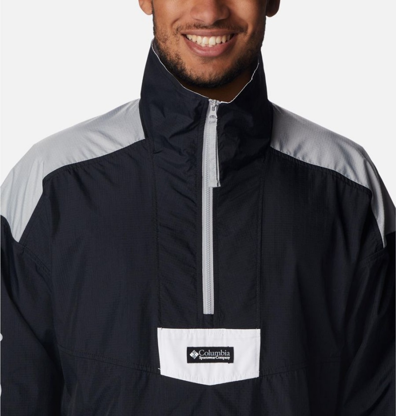 Columbia Riptide Anorak Men's Windbreaker Black | SNJKTF-187