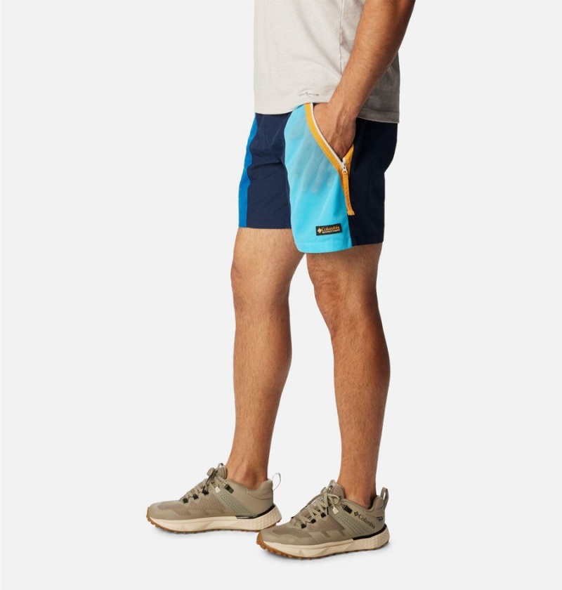 Columbia Riptide Retro Men's Shorts Navy | OIBGNS-431